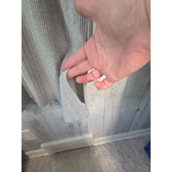 Soft Surroundings Loungy Lover Cozy Ribbed Hooded Jersey Midi Dress Sz. S - Picture 9 of 10